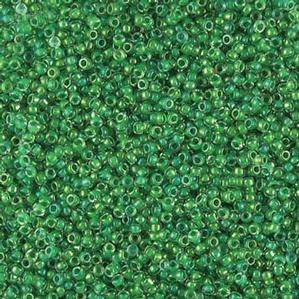 G8-544 15/0 Seed - Green Colorlined
