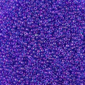 G8-586 15/0 Seed - Blue/Lavender Colorlined