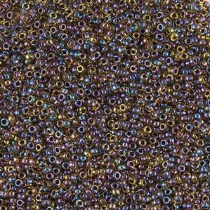 G8-598 15/0 Seed - Rootbeer Colorlined