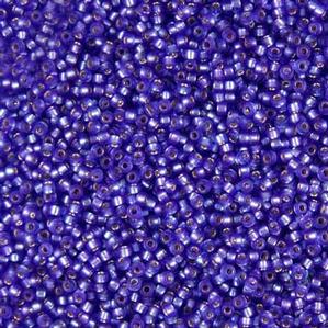 G8-9286 15/0 Seed-Semi-Matte Lavender Silverlined
