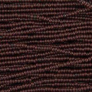 G9-098 13/0 Seed - Dark Brown Opaque