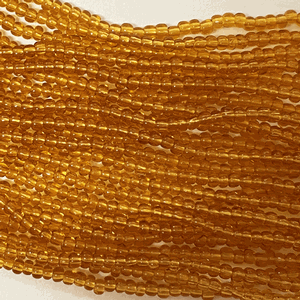 G9-194 13/0 Seed - Dark Amber Transparent