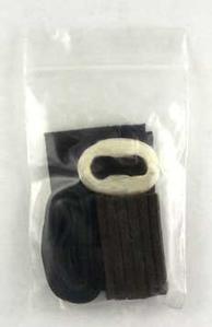 K20-001 - Black Leather 4 Strand Choker Kit