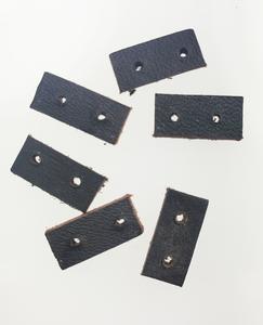 K29-001 - Black Leather 2 Strand