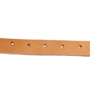L11-091 Tan Pre-Punched Leather Strips