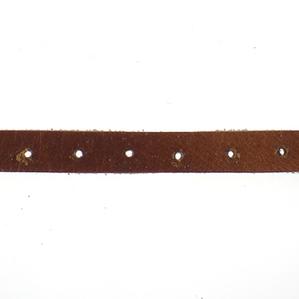 L11-095 Brown Pre-Punched Leather Strips