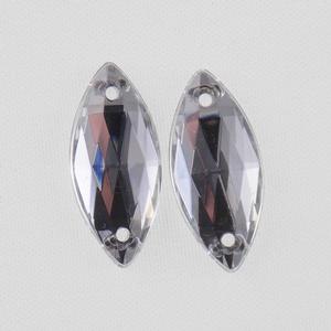 Plexiglass 18x8 Navette - Crystal