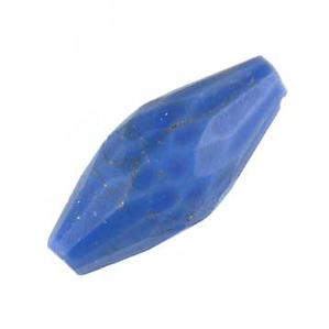 RFO-16 Russian Faceted Ovals - Opaque Blue