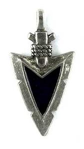 S1-145-168 Arrowhead w/Blue Inlay