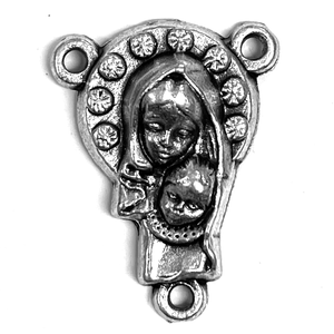 S1-172 Rosary Center Piece - Mary & Child