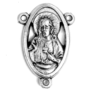 S1-173 Rosary Center Piece - Sacred Heart