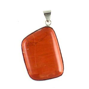 SP-26 Red Jasper Stone Pendant
