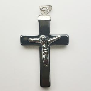 ST100-50 Hematite Fetish - Crucifix