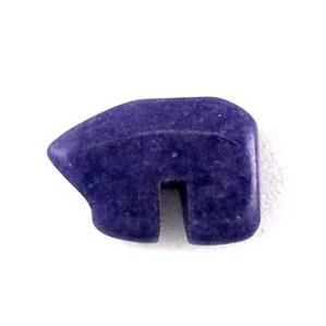 ST30-13 Stone Zuni Bear - Lapis