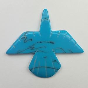 ST36-2 Stone Small Thunderbird - Turquoise