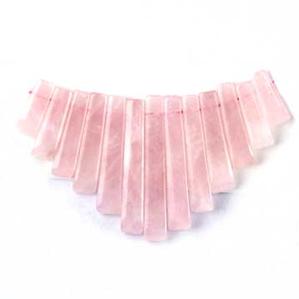 ST40-15 - Stone Fans - Rose Quartz