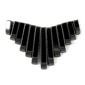 ST40-16 - Stone Fans - Hematite