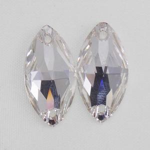 G185-108 Swarovski Crystal 18x9 Navette - Crystal
