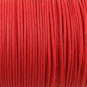 T19-015 Red Cotton Wax Cord