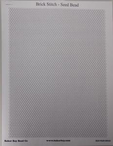 BK700-1 Brick Stich- Seed Bead Graph Paper