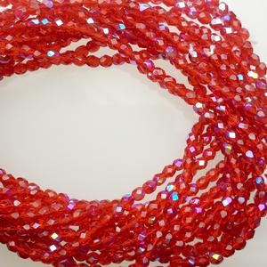 G106-317 4mm Faceted Ruby AB