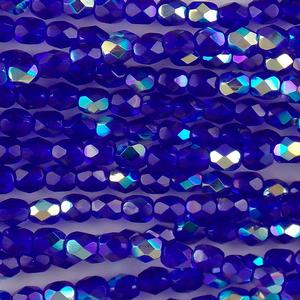 G106-368 4mm Faceted Cobalt AB