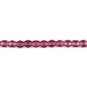 G106X-178 4mm Faceted Fuchsia