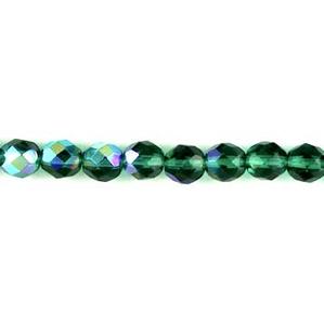 G110-358 8mm Faceted Teal AB