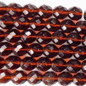 G111-197 10 mm Faceted Rootbeer