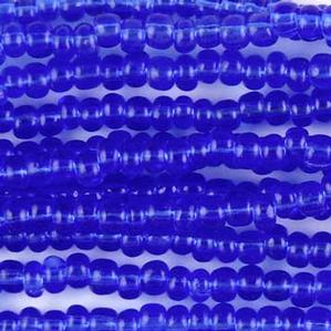 G14-165 Pony Bead - Blue Transparent