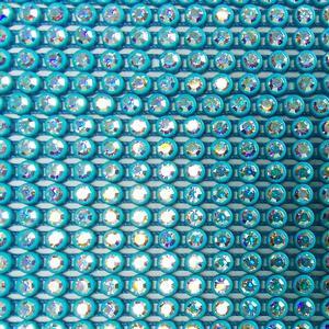 G175-057/308 Preciosa Rhinestone Banding Turquoise/Crystal AB