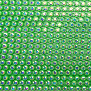 G178-542/308 Preciosa Rhinestone Banding Neon Green/Crystal AB