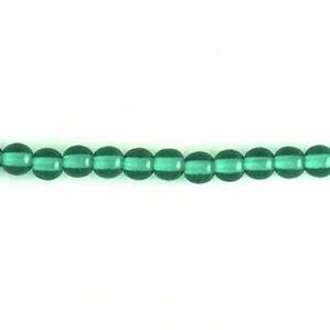 G21-158 4mm Round - Teal Transparent