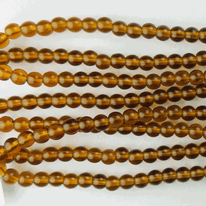 G21-197 4mm Round Bead- Rootbeer