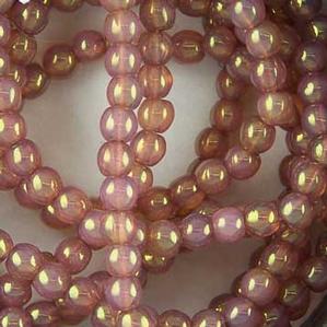 G21X-676 4mm Round - Pink Luster