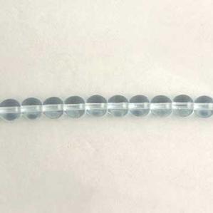 G22-182 6mm Round - Pale Lavender Blue Transparent