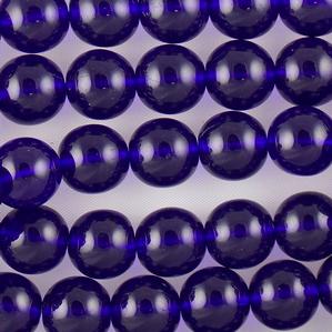 G25-168 12mm Round - Cobalt Transparent