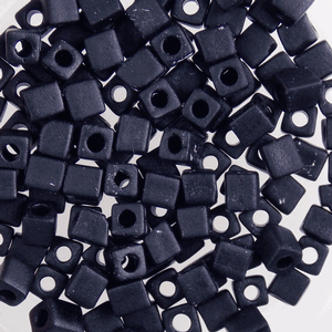 G38-9001 4mm Cube Black Matte