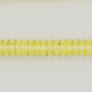 G40-135 6mm discs bead Yellow Transparent 