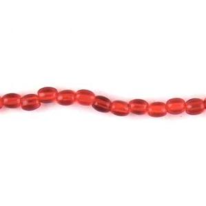 G42-117 5mmx4mm Oval - Red Transparent