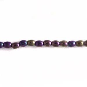 G42-389 5mmx4mm Oval - Purple Iris