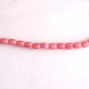 G42-677 5mmx4mm Oval - Pink Silk
