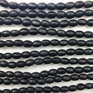 G42-901 5mmx4mm Oval - Black Matte