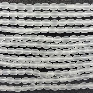 G42-908 5mmx4mm Oval - Crystal Ghost