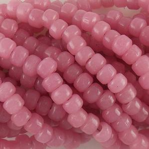 G420-071 Crow Beads - Light Pink