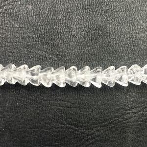 G59-108 Glass Bell Flower-Crystal Transparent