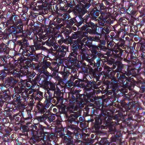 G6-387 15/0 Hex Cut - Dark Amethyst Iris