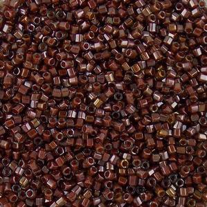 G6-511 15/0 Hex Cut - Maroon Colorlined