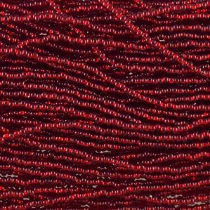 G7-215 11/0 Seed - Red Silverlined