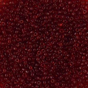 G7J-115  11/0 Seed Red Transparent